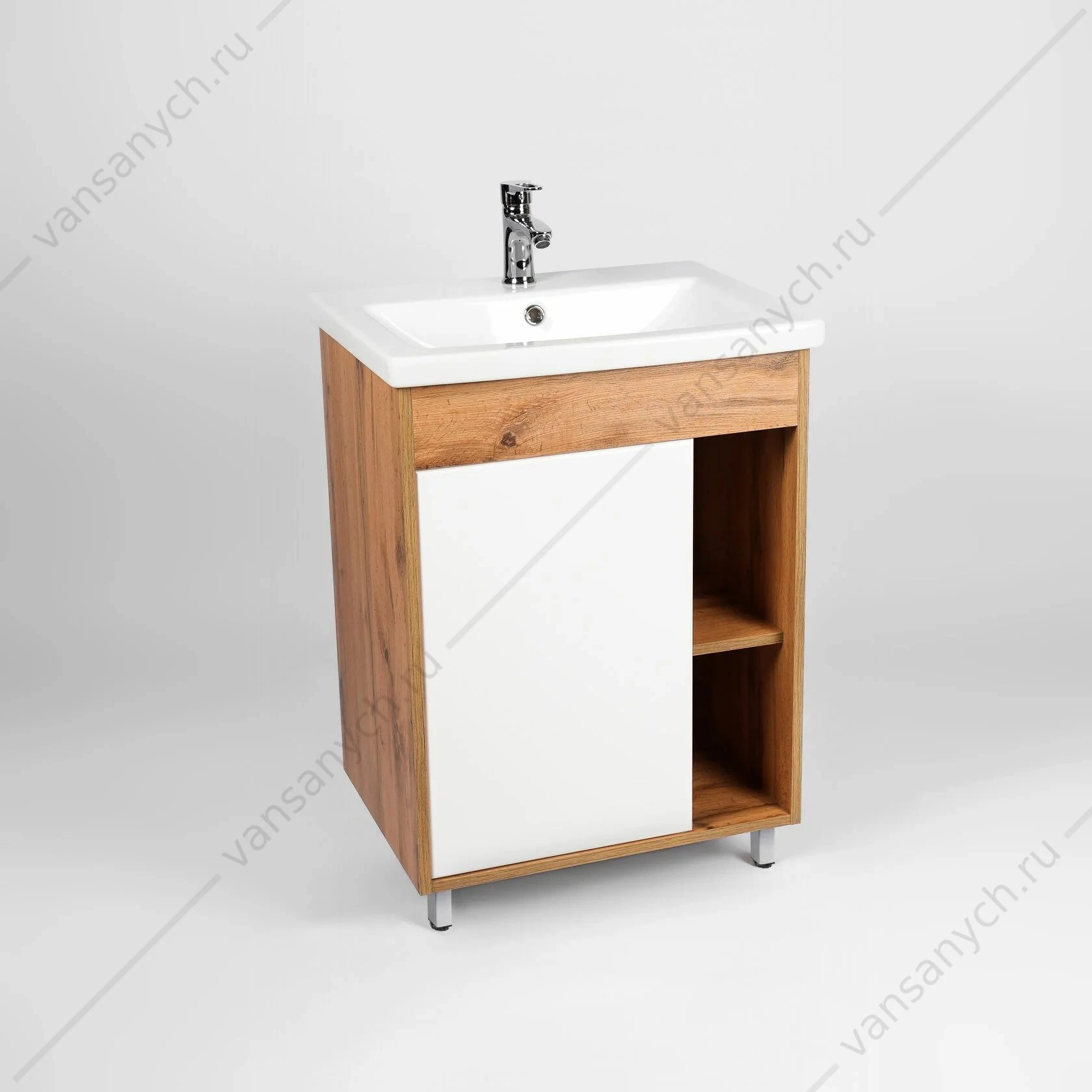 Тумба с раковиной Бостон COMO 50 1 ств VBOS50CO-T1ST