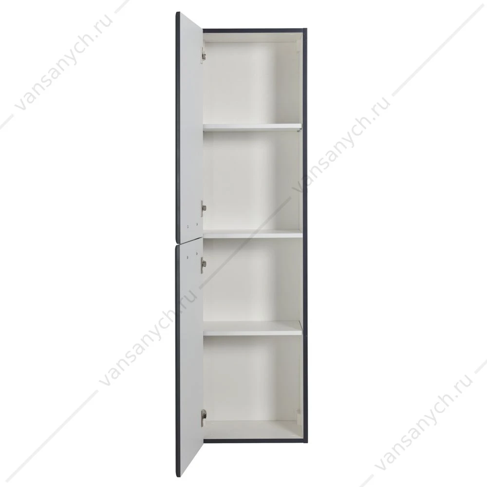 Шкаф подвесной 40х30х150см универс. Bianco Lucido(белый глянец), CEZARES DUET-1500-2A-SC-BL