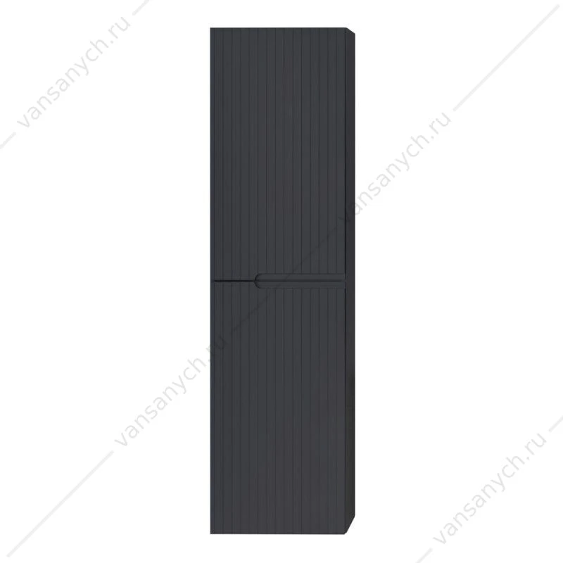 Шкаф подвесной 40х30х150см универс., Grafito (графит), CEZARES DUET-1500-2A-SC-GR-P
