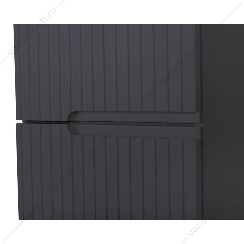 Шкаф подвесной 40х30х150см универс., Grafito (графит), CEZARES DUET-1500-2A-SC-GR-P