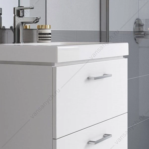 Тумба под раковину 50 Cersanit LARA, белая, SB-SZ-Cersanit LARA-CO50/Wh/64131, подвесная