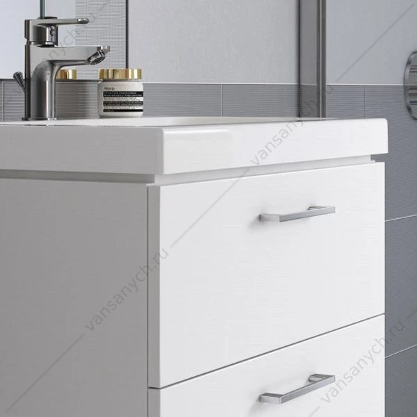 Тумба под раковину 60 Cersanit LARA, белая, S-SZ-Cersanit LARA-CO60/Wh/64133, подвесная