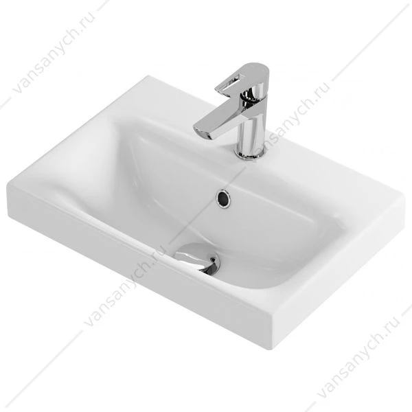 Раковина Cersanit MODUO 50 SLIM 1 отв. белый S-UM-MOD50SL/1