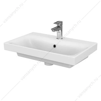 Раковина Cersanit MODUO 60 SLIM, 1 отв., белый S-UM-MOD60SL/1