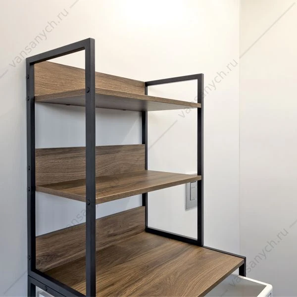 Стеллаж для стиральной машины 65х160 дуб тёмно-коричневый COMFORTY, 00-00011201CF