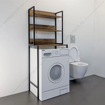 Стеллаж для стиральной машины 65х160 дуб тёмно-коричневый COMFORTY, 00-00011201CF