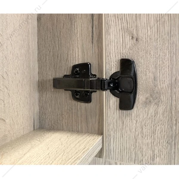 Зеркало-шкаф 75 COMFORTY Бонн графит/дуб дымчатый, 00-00008473CF