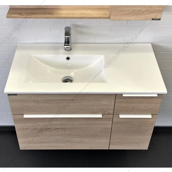 Тумба с раковиной 90 COMFORTY Варна дуб сонома с рак. COMFORTY 9090EL, 00-00009919CF