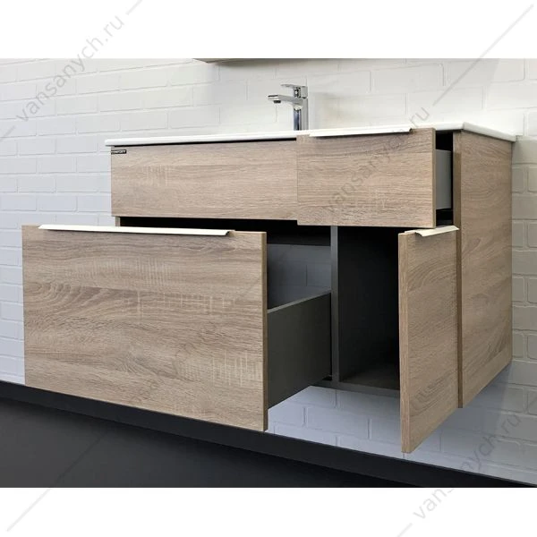 Тумба с раковиной 90 COMFORTY Варна дуб сонома с рак. COMFORTY 9090EL, 00-00009919CF