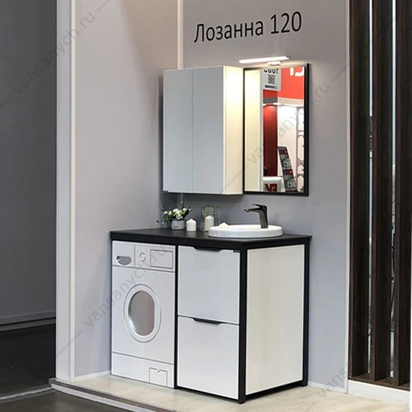 Шкаф подвесной 60 COMFORTY Лозанна белый глянец, 00-00009445CF