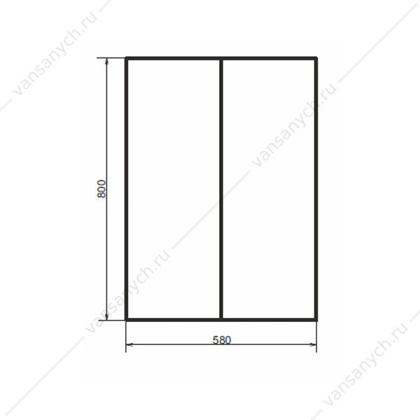 Шкаф подвесной 60 COMFORTY Лозанна белый глянец, 00-00009445CF