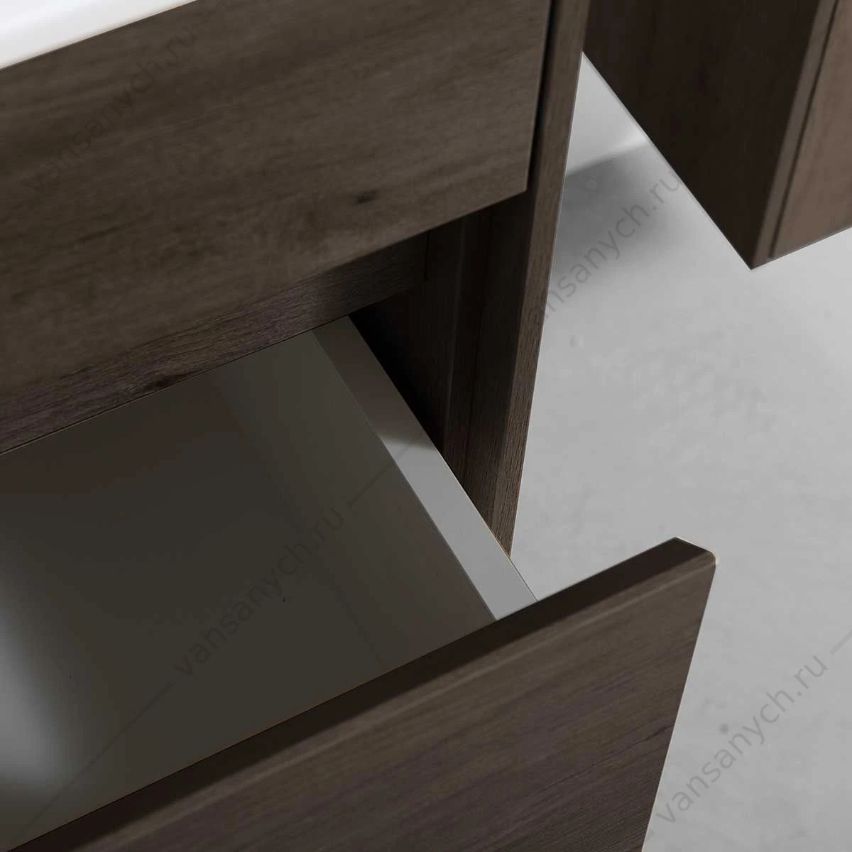 Тумба под раковину 80 Chiara подвесная, 1 ящик, R.Oak, VMC-2C800RO