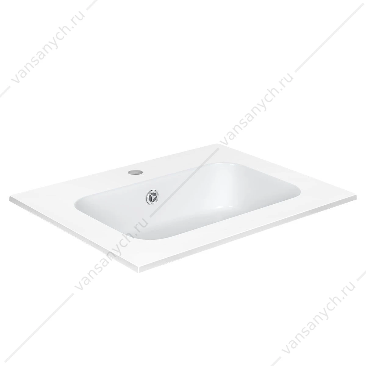 Раковина VCB-2N600W из искуственного камня, белый, VCB-2N600W