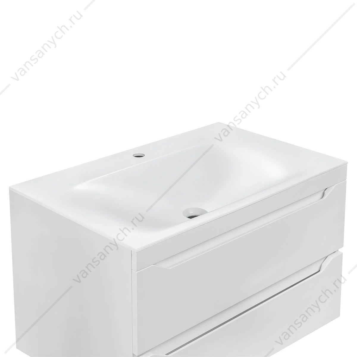 Раковина VCB-1F800W из искусственного камня, белый, VCB-1F800W
