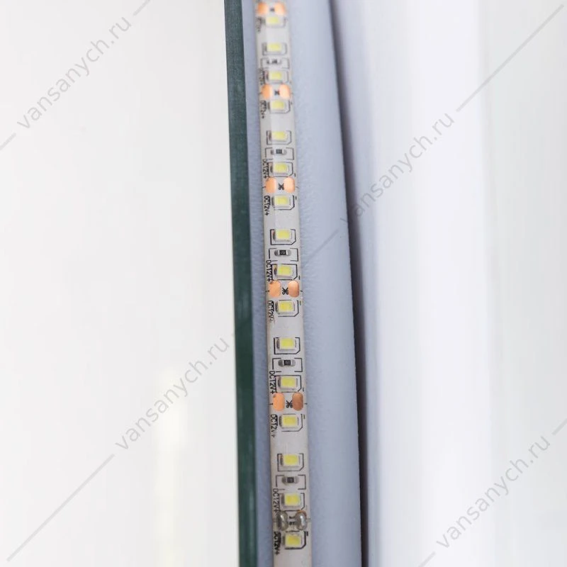 Зеркало круглое 100 см с гравировкой CEZARES, с подсветкой, CZR-SPC-ECO-1000-LED-TCH
