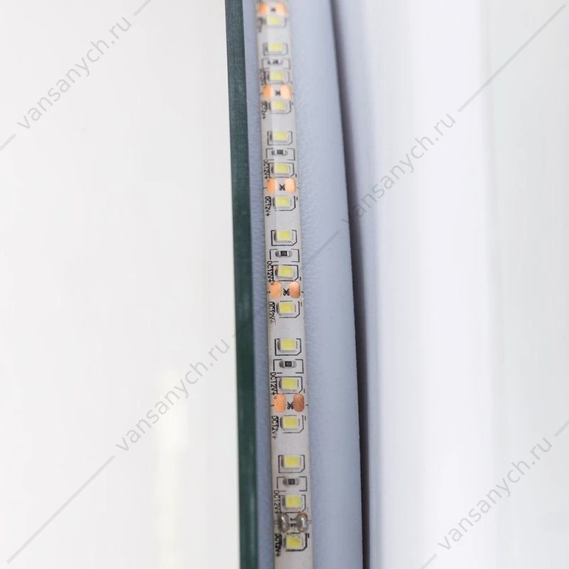 Зеркало круглое 70 см с гравировкой CEZARES, с подсветкой, CZR-SPC-ECO-700-LED-TCH