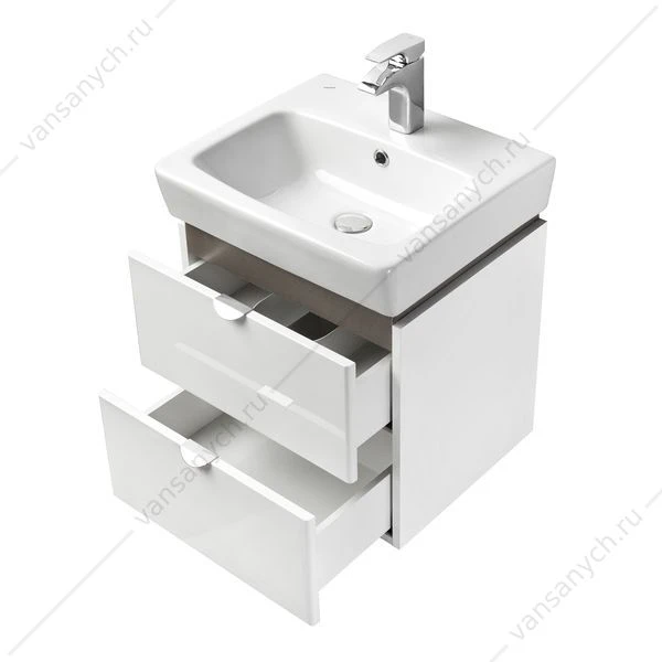 Тумба с раковиной 60см АКВАТОН Скай 1A238201SY010 (PRO) раковина Нео 60