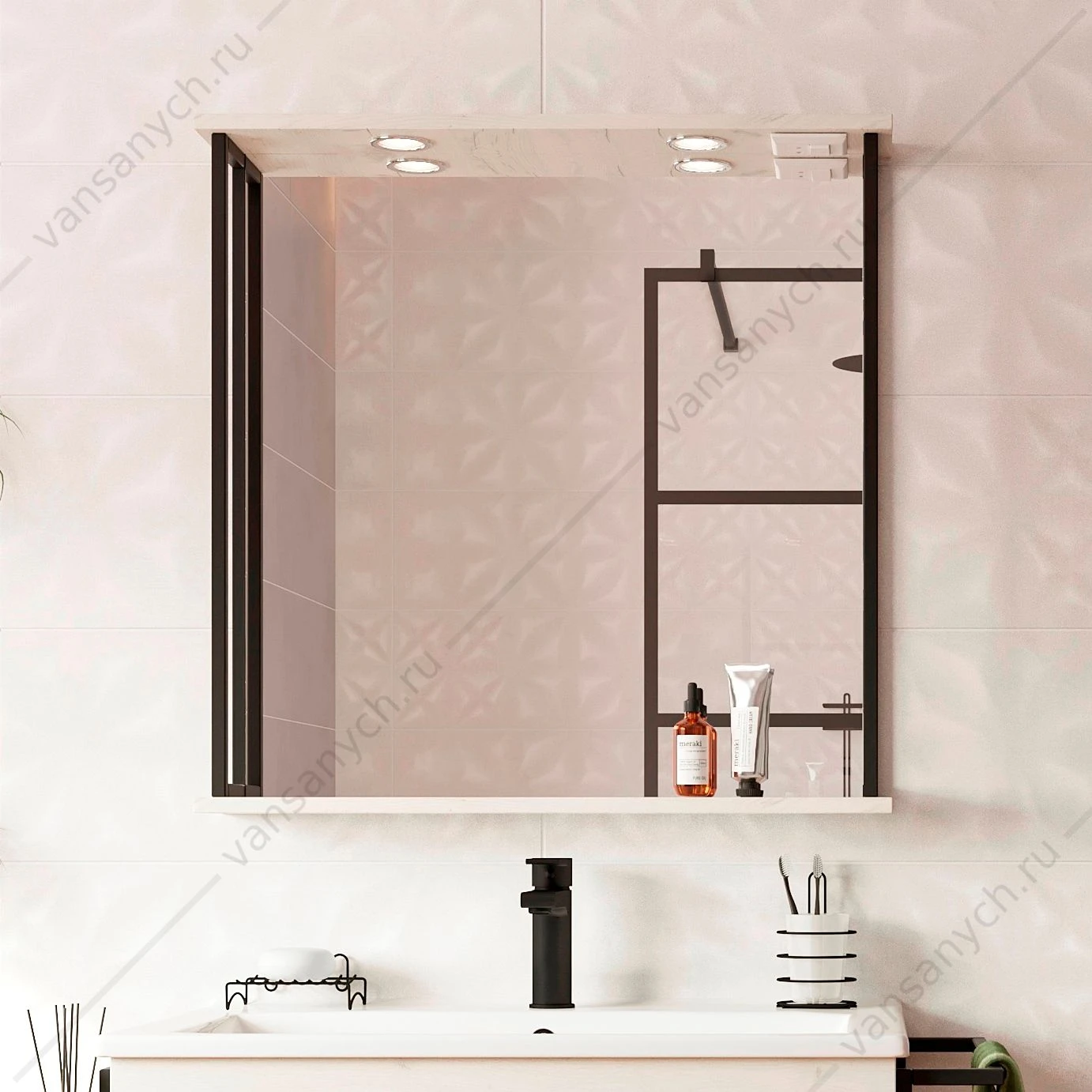 Зеркало Бруклин 75 SANFLOR С02706