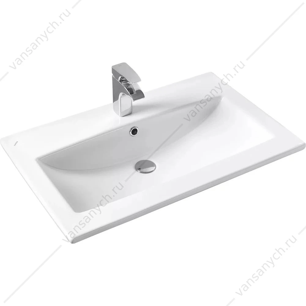 Тумба Бруклин 75 с раковиной PIANO (Kerama Marazzi) SANFLOR