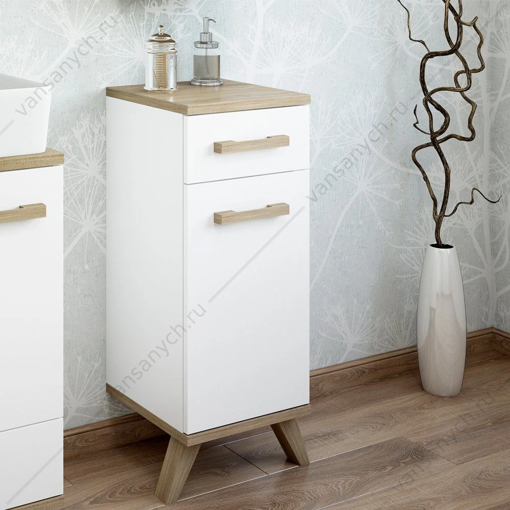 Тумба-комод  Ингрид30 см., 1 дверь, 1 ящ.,  SANFLOR С03689 напольная