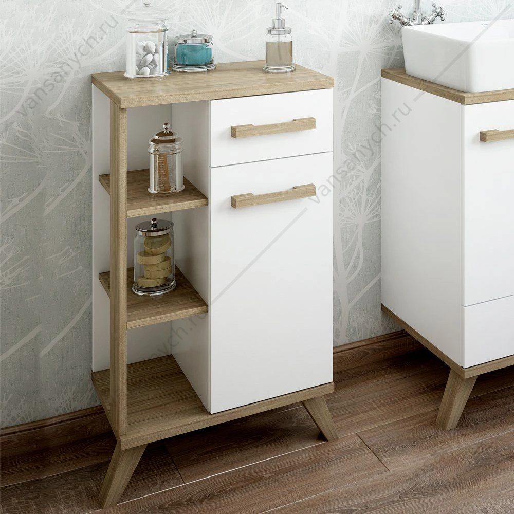 Тумба-комод  Ингрид 50 см., 1 дверь, 1 ящ., SANFLOR С03690 напольная