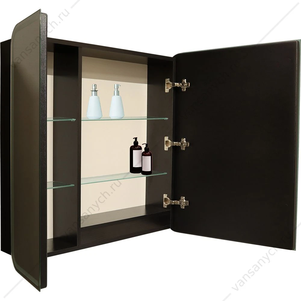 Зеркало-шкаф 80 AZARIO Alliance-Black 805х198х800 сенсор. выкл. с функцией диммера LED-00002611