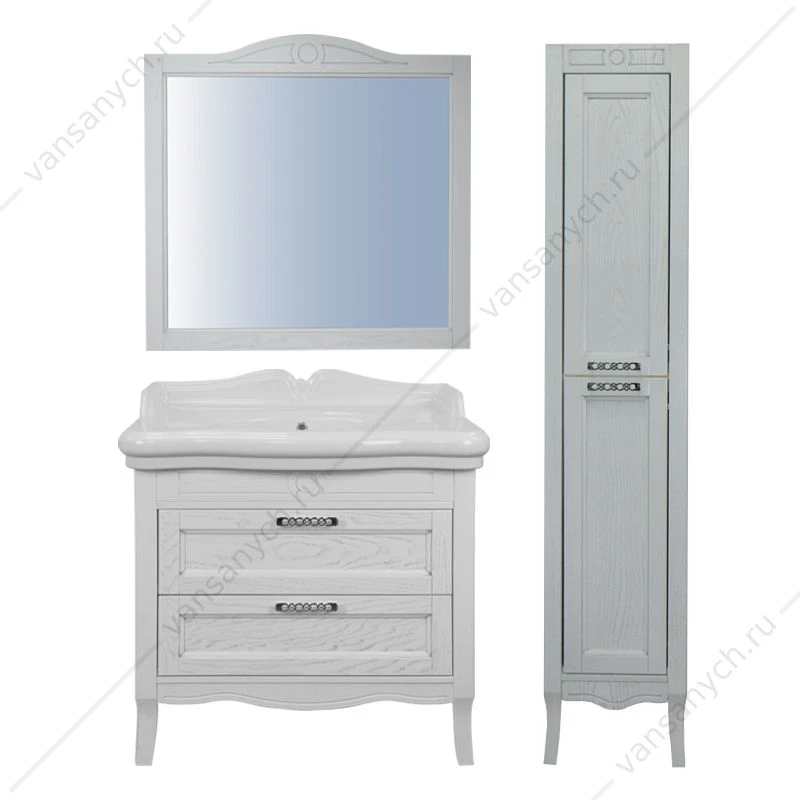 Зеркало CAROLINA 90 (820х910х20) СЕРЕБРО CS00068637