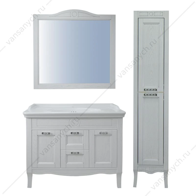Пенал CAROLINA 40 40х200х34 патина СЕРЕБРО универсальный CS00068639