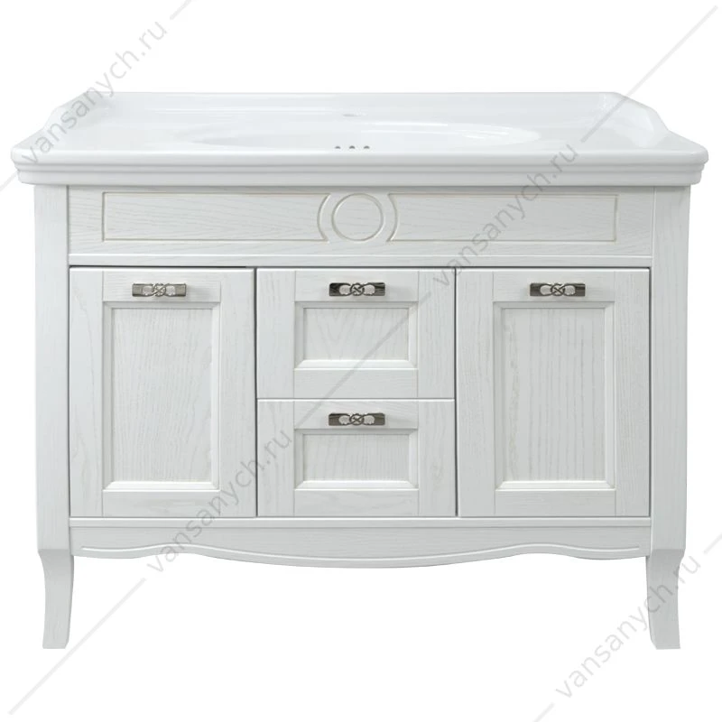 Тумба с раковиной 100см CAROLINA 100-4 патина ЗОЛОТО, раковина Artdeco 100 Kal,e CS00068635