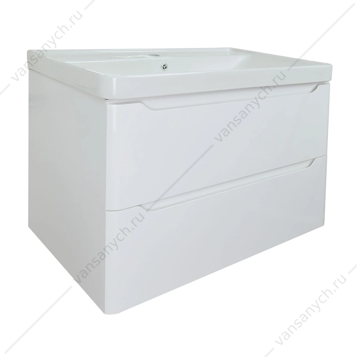 Тумба с раковиной 70см Loranto LOTOS 70/2 подвесная, раковина Monte 70, CS00083930