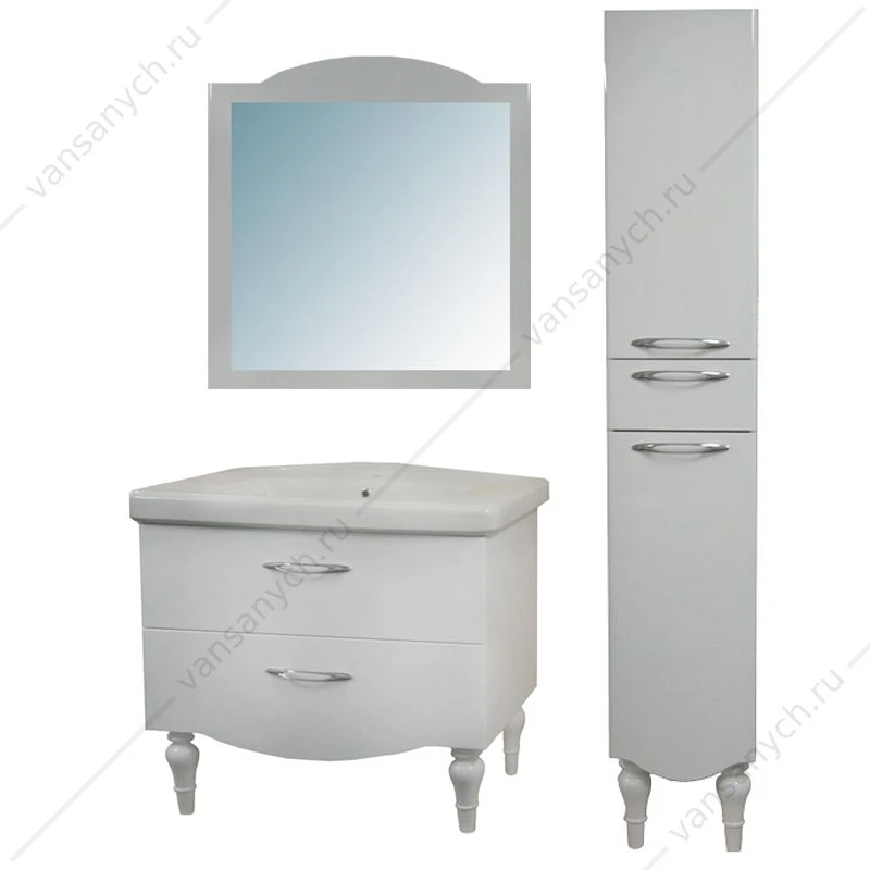 Тумба с раковиной 95см Azario LUXURY, раковина Retro 95, CS00058285