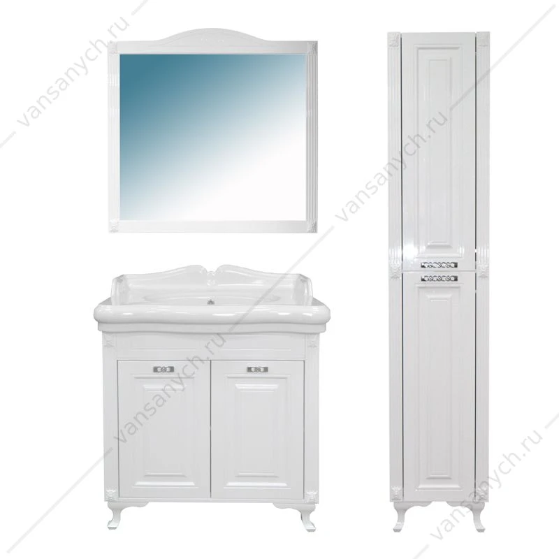 Тумба с раковиной 90см MAGNOLIA, раковина Victorian 90 Kale, CS00069429