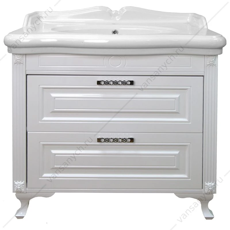 Тумба с раковиной 90см MAGNOLIA 90/2, раковина Victorian 90, CS00069948