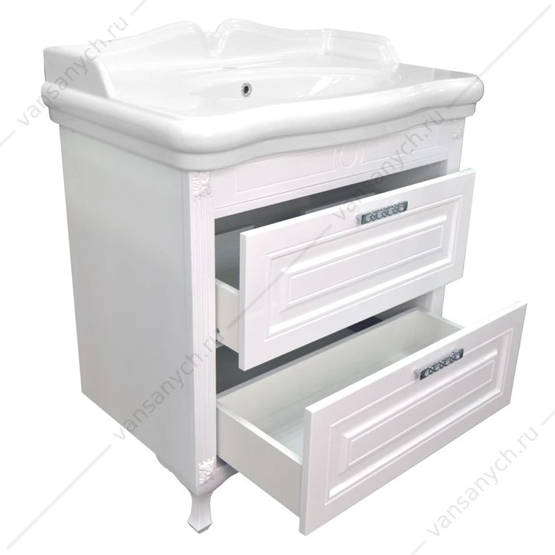 Тумба с раковиной 90см MAGNOLIA 90/2, раковина Victorian 90, CS00069948