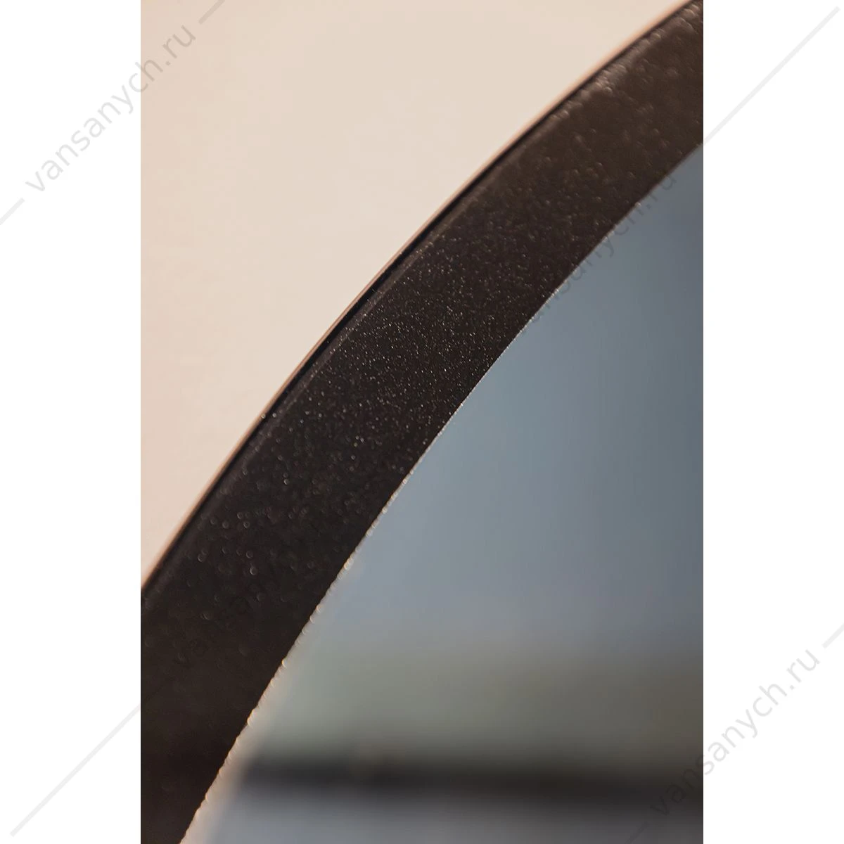 Зеркало D77 ZARIO Monaco-BLACK бесконтактный сенсор, черная рамка LED-00002770