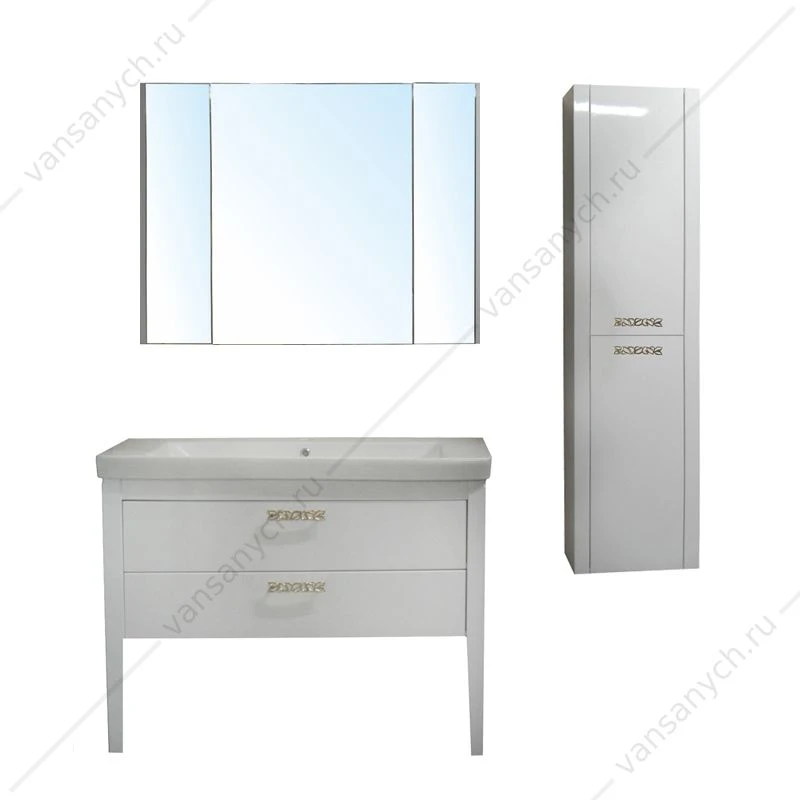 Зеркало-шкаф 100 Azario VERONA CS00060476