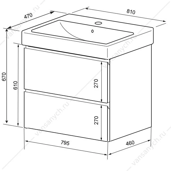 Тумба с раковиной 80 Azario Мила подвесная, раковина Monte tx 80 белый матовый CS00080142