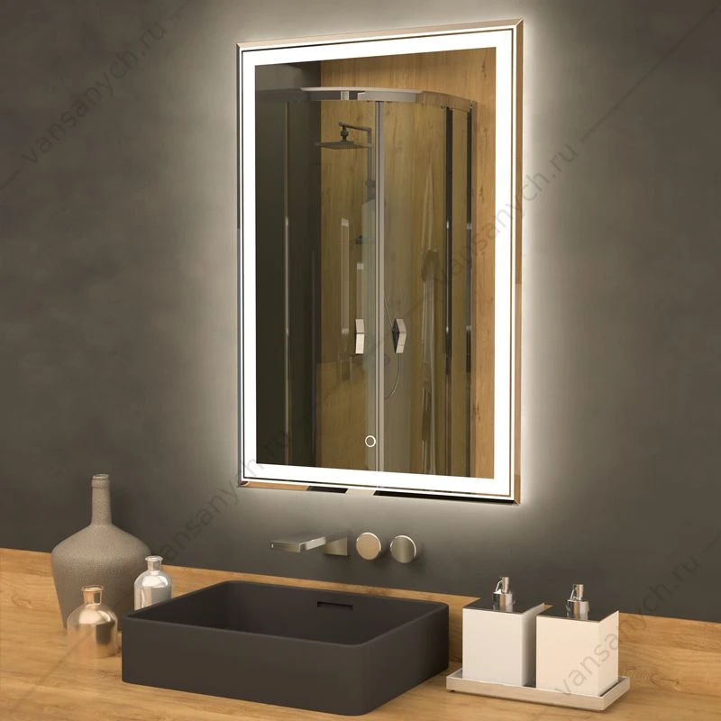 Зеркало 60х80 AZARIO Melis с подсветкой и диммером CS00066634