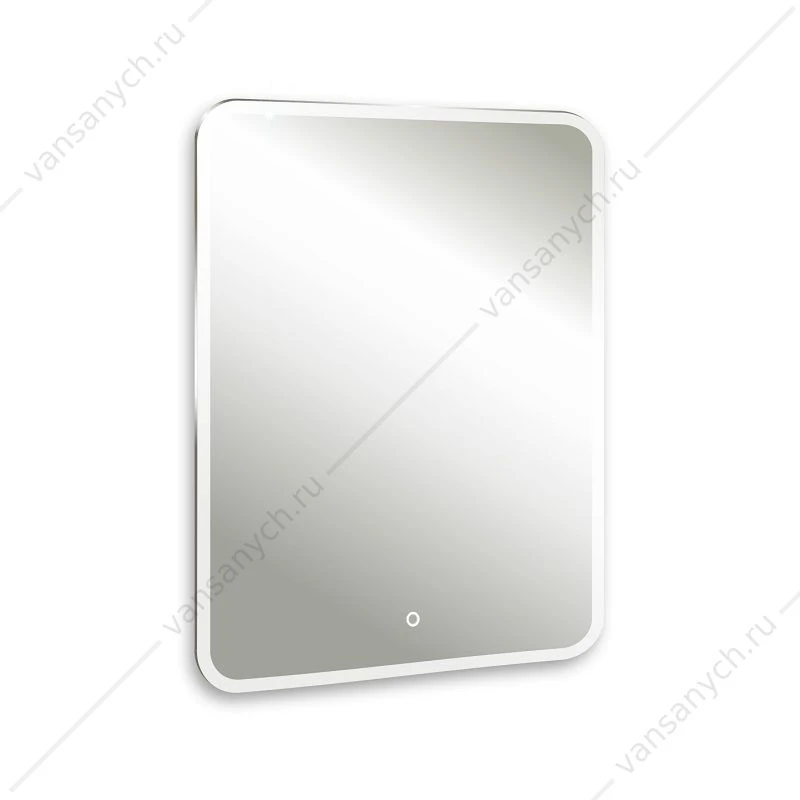Зеркало 68х91 AZARIO Стив 685х915мм, LED-подсветка с диммером, сенсор. выкл. ФР-00001480