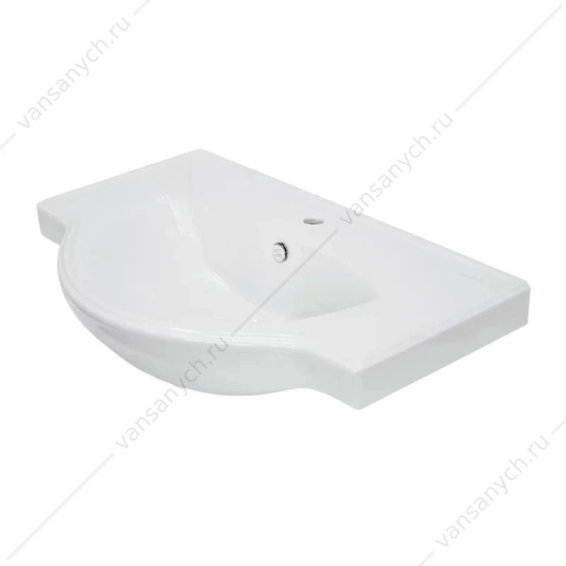 Тумба с раковиной 80см Loranto Janet, Ольха, раковина Классик SL 80, CS00049870