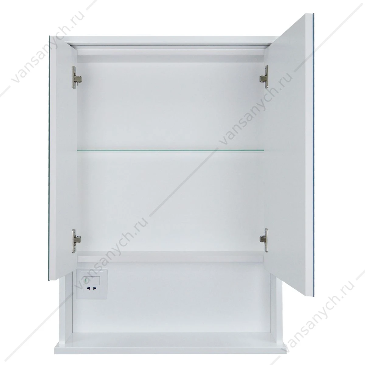 Зеркало-шкаф 60 Loranto Арфа 600х835х200 с подсветкой CS00046149