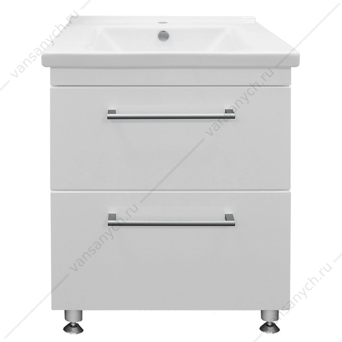 Тумба с раковиной 60 Loranto Модерн 60/2Н напольная, раковина Fest 60 CS00039376