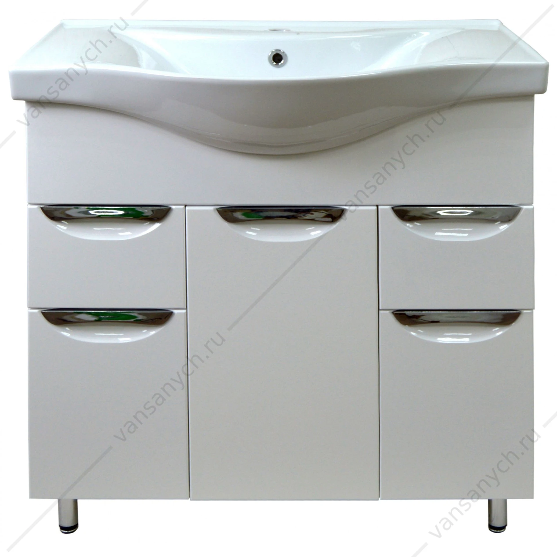 Тумба с раковиной 80 Стиль 80/2 раковина Basic 80, CS00070446