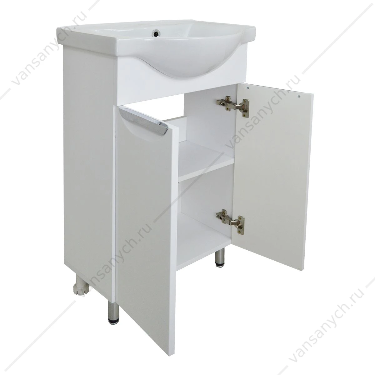 Тумба с раковиной 50 Стиль, раковина Basic 50, CS00070391