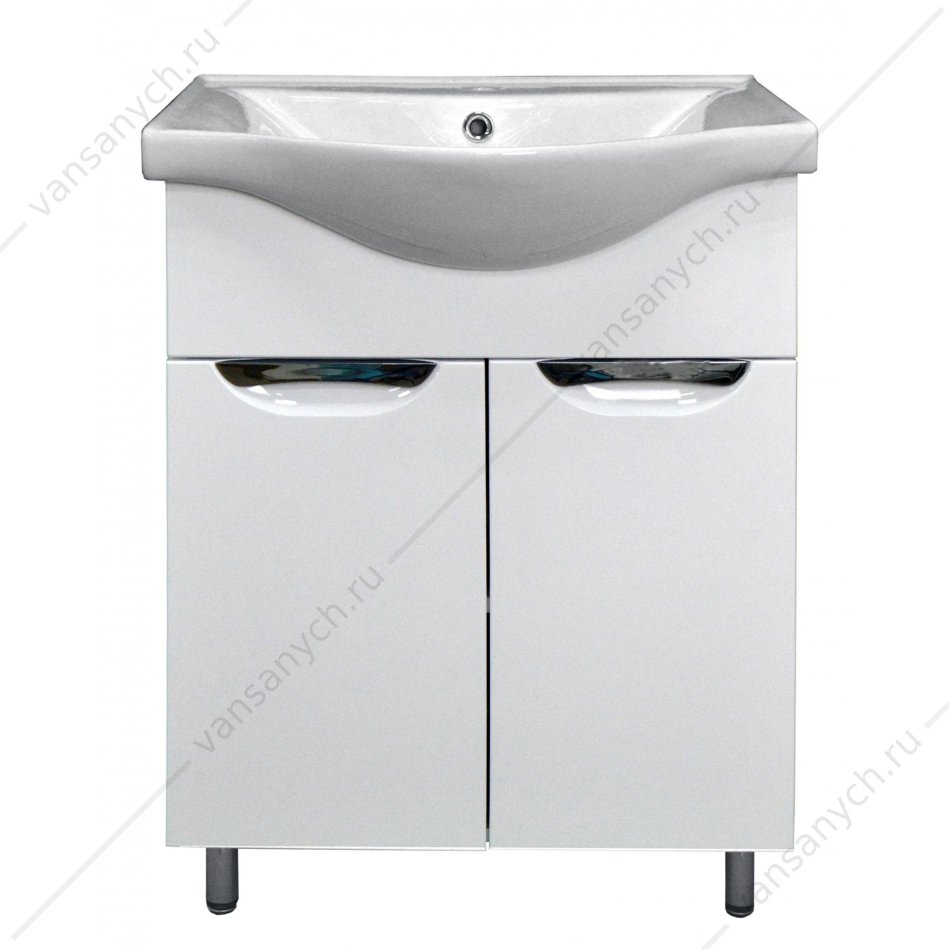Тумба с раковиной 60 Стиль, раковина Basic 60, CS00070300