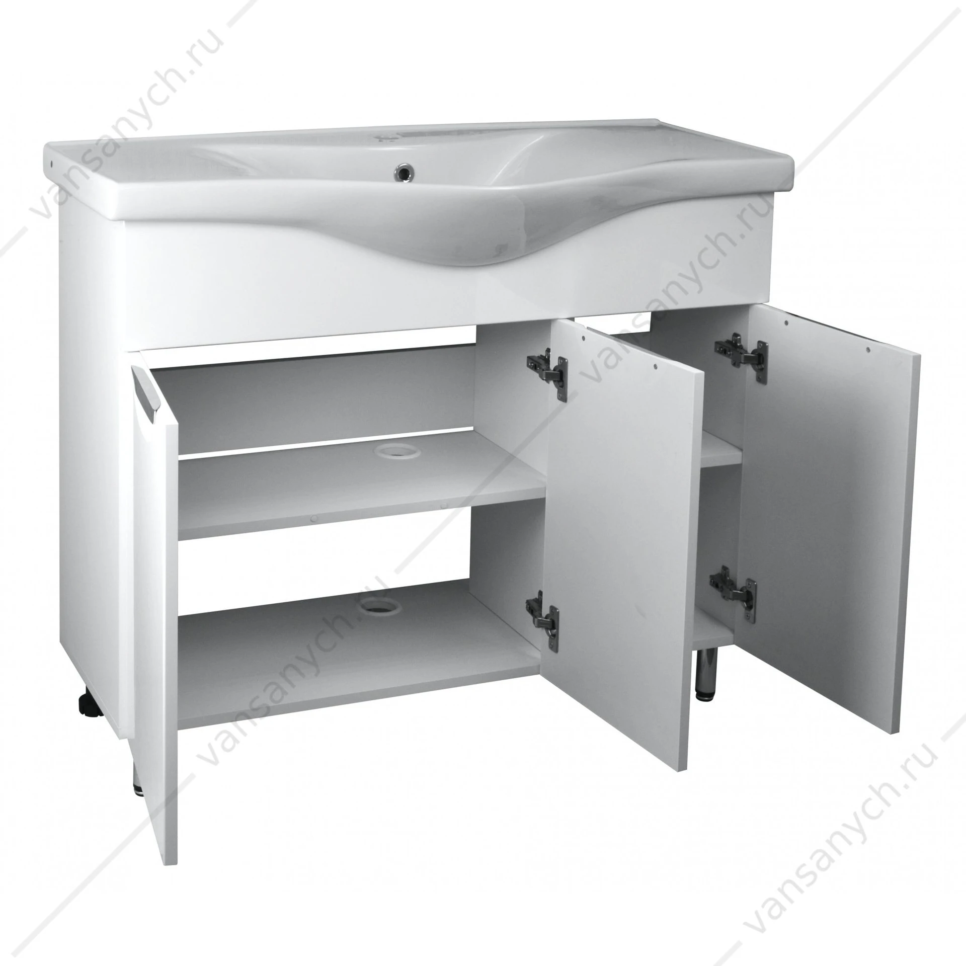 Тумба с раковиной 100 Стиль, раковина Basic 100, CS00079170