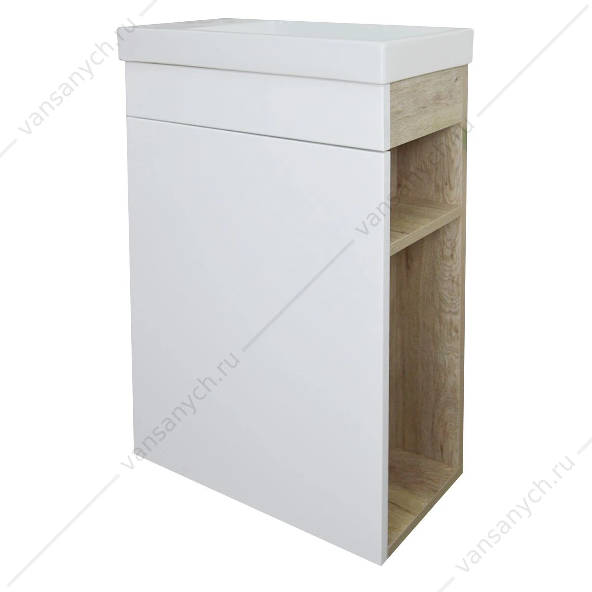 Тумба с раковиной 40 Стиль, левая, раковина TERMOLI 40, CS00082118