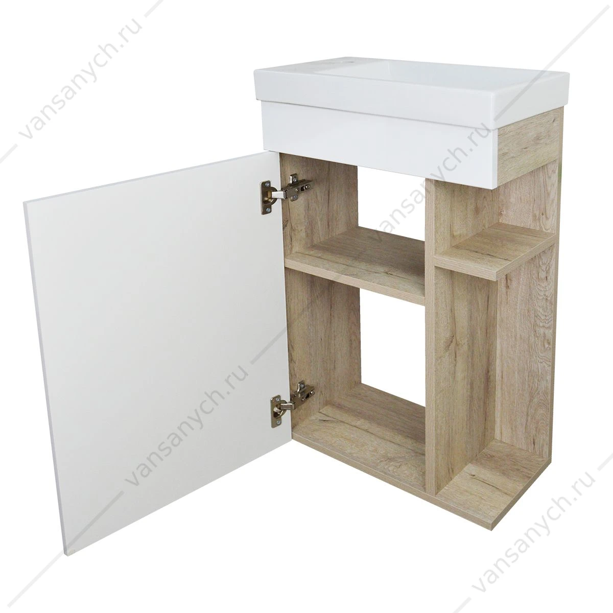 Тумба с раковиной 40 Стиль, левая, раковина TERMOLI 40, CS00082118