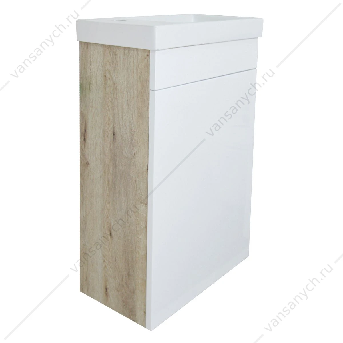 Тумба с раковиной 40 Стиль, левая, раковина TERMOLI 40, CS00082118