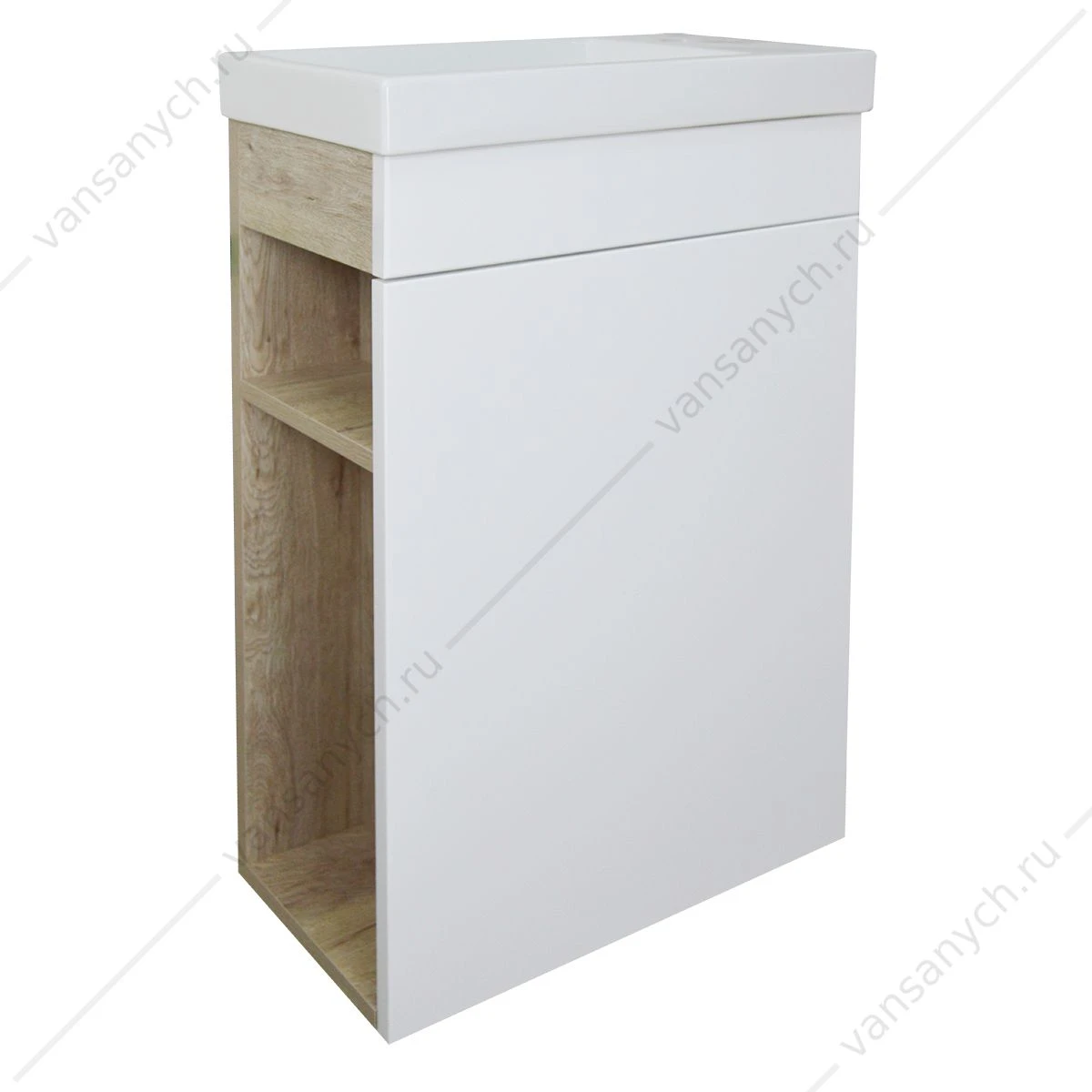 Тумба с раковиной 40 Стиль, правая,раковина TERMOLI 40, CS00082119
